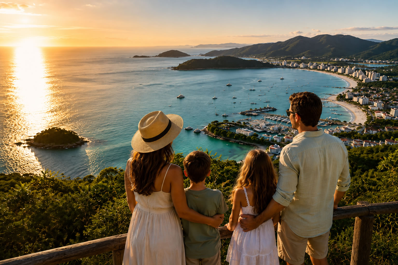 Praia das Laranjeiras em Porto Belo — Costa Esmeralda